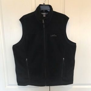 Eddie Bauer Fleece Vest- XL Black